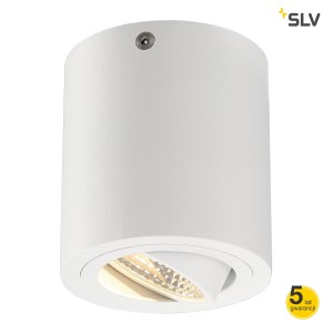 SLV Lampa sufitowa TRILEDO ROUND CL, matowo biała, LED, 6W, 38°, 3000K - 113931