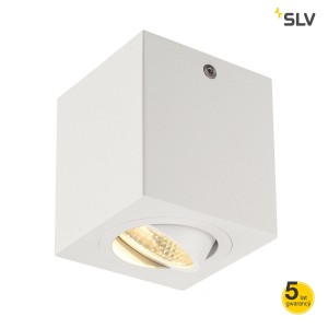 SLV Lampa sufitowa TRILEDO SQUARE CL, matowo biała, LED, 6W, 38°, 3000K - 113941
