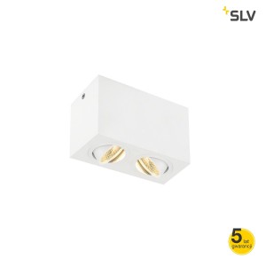 SLV Lampa sufitowa TRILEDO, podwójna, biały LED - 1002008