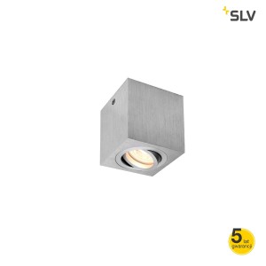 SLV Lampa sufitowa TRILEDO, szczotkowane aluminium, kwadratowa QPAR51 - 1002004