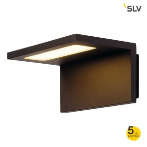 SLV Lampa ścienna ANGOLUX, antracyt, 36 SMD LED, 3000K, IP44 - 231355