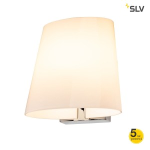SLV Lampa ścienna COUPA QT14, LED, wewnętrzna, chrom, szkło satynowe - 1002859