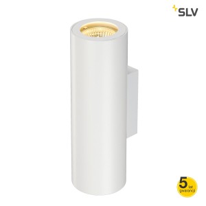 SLV Lampa ścienna ENOLA_B G/D biały, 2 x GU10, max. 2 x 50W - 151801