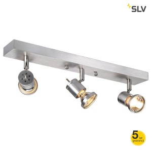SLV Lampa ścienna i sufitowa ASTO III, aluminium, 3 x GU10, max. 3 x 75W - 147443