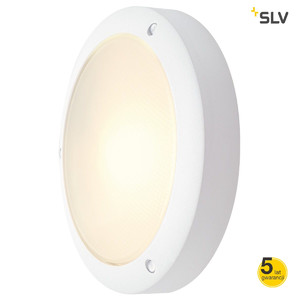 SLV Lampa ścienna i sufitowa BULAN, okrągła, biały, E14, max. 60W, szkło mrożone - 229071