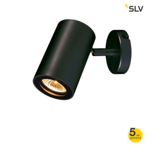 SLV Lampa ścienna i sufitowa ENOLA_B, pojedyncza, czarny, GU10, max. 50W - 152010