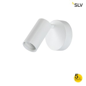 SLV Lampa ścienna i sufitowa FITU, I, wewnętrzna, E27, kolor biały - 1002584