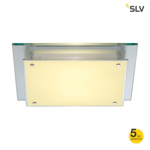 SLV Lampa ścienna i sufitowa GLASSA SQUARE, E27 kwadratowa - 155180
