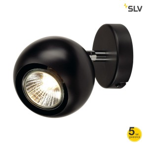 Spotline Lampa ścienna i sufitowa LIGHT EYE 1 GU10, czarny/chrom, GU10, max. 50W - 149060