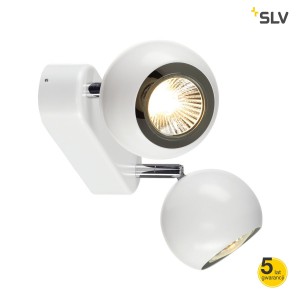 Spotline Lampa ścienna i sufitowa LIGHT EYE 2 GU10, biały/chrom, GU10, max. 2 x 50W - 149071