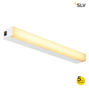 SLV Lampa ścienna i sufitowa SIGHT LED, z włącznikiem, biały - 1001284