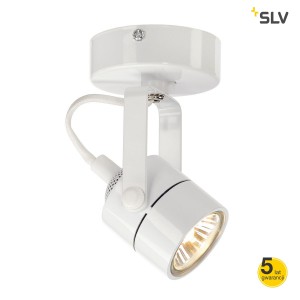 SLV Lampa ścienna i sufitowa SPOT 79 230V, biały, GU10, max. 50W - 132021