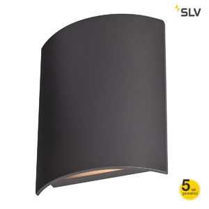 SLV Lampa ścienna LED SAIL WL, LED, zewnętrzna, kolor antracyt, IP54 - 1002605