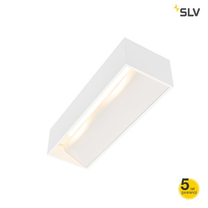 SLV Lampa ścienna LOGS IN L LED, wewnętrzna, biały, 2000- DIM-TO-WARM - 1002929