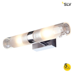 SLV Lampa ścienna MIBO, UP-DOWN, chrom, 2 x G9, max 2 x 25W, IP21 - 151282