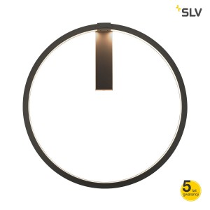 SLV Lampa ścienna ONE 60 DALI LED, wewnętrzna, kolor czarny - 1002918