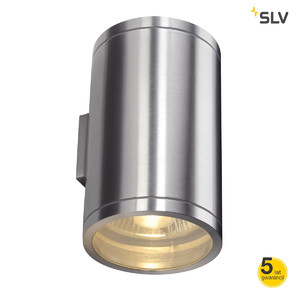 SLV Lampa ścienna ROX WALL OUT G/D QPAR11, aluminium, max. 2 x 50W, IP44 - 1000334