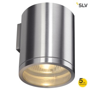 SLV Lampa ścienna ROX WALL OUT, QPAR11, aluminium, max. 50W, IP44 - 1000333