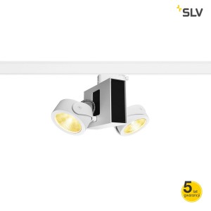 SLV Lampa TEC KALUMINIUM LED TRACK, podwójna biały, 60°, do systemu 3-fazowego - 1001420