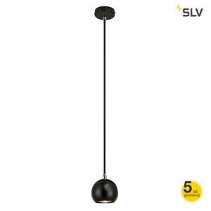 SLV Lampa wisząca LIGHT EYE BALL, czarny/chrom, GU10, max. 5W - 133490