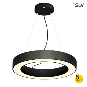 SLV Lampa wisząca MEDO RING 60 DALI LED, wewnętrzna, kolor czarny - 1002890
