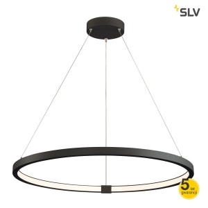 SLV Lampa wisząca ONE 80 DALI LED, wewnętrzna, kolor czarny - 1002911
