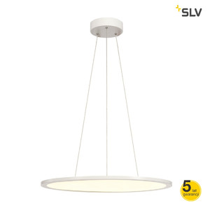 SLV Lampa wisząca PANEL 60 DALI LED, wewnętrzna, okrągła, kolor biały - 1003044