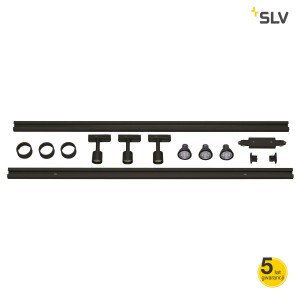 SLV Zestaw Szyna 1-fazowa + 3 x PURI, 3 x 4.3W LEDL, czarny - 143190