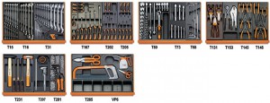 Beta Zestaw 142 narzędzi do narzędzi do użytku w przemyśle, model 5904VI/3T/W21 - 059040168