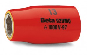 Beta Nasadka sześciokątna z gniazdem 1/2'' w izolacji do 1000V 27mm EN 60901 - 009200257