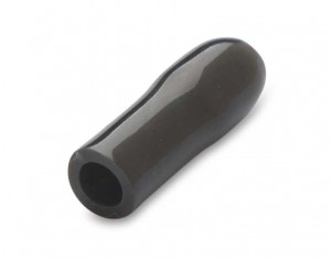 BM GROUP Osłonka izolacyjna z PVC do nieizolowanych końcówek oczkowych 1.5 mm² długość 15 mm - Czarna (100 szt.) 81001