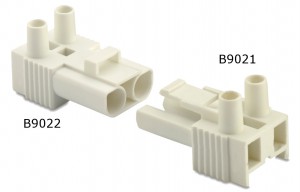 BM GROUP Szybkozłączka elektryczna żeńska, 2P, 2.5 mm², bez obudowy, PA6.6 - Biała (100 szt.) B9022