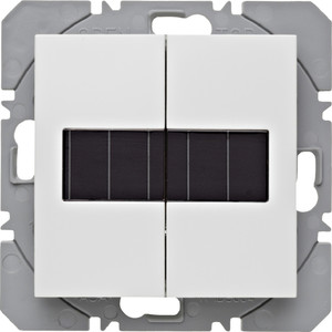 Berker - Hager B.X/S.1 KNX RF Przycisk 2-kr płaski z baterią słoneczną, biały 85656189