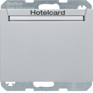 Berker - Hager K.5 Łącznik przekaźnikowy na kartę hotelową, aluminium lakierowany 16417134