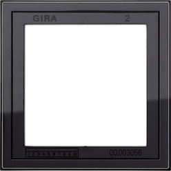 Gira Ramka montażowa pośrednia 1-krotna Gira E2 czarny - 131105