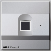 Gira Moduł czytnika linii papilarnych Gira Keyless In Gira TX_44 kol. alum. - 261765