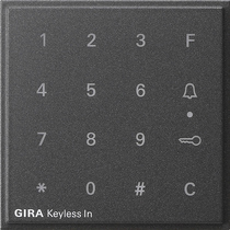 Gira Nasadzana klawiatura kodowa Gira TX_44 antracytowy - 851367