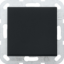 Gira Łącznik przyciskowy krzyżowy prosty System 55 czarny m - 0123005
