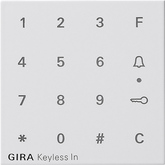 Gira Nasadzana klawiatura kodowa System 55 biały - 851303