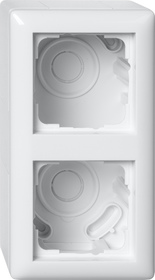 Gira Obudowa natynkowa podwójna z ramką Standard 55 biały - 106203