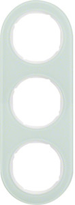 Berker Ramka 3-krotna Serie R.classic szkło, biały 10132009