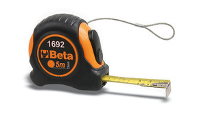 Beta Przymiar zwijany z obudową ABS do prac na wysokościach z taśmą stalową klasy II 3mx16mm 016924053