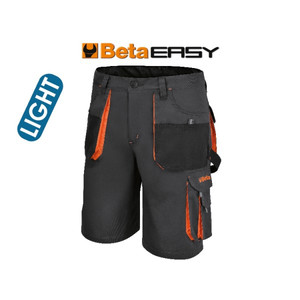 Beta Spodnie robocze krótkie lekkie EASY szare (Seria 7861G) Rozmiar S 078610801