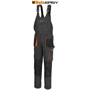Beta Spodnie robocze z szelkami EASY szare (Seria 7903G) Rozmiar XS 079030800