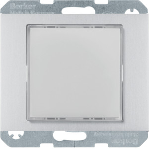 Berker K.5 Sygnalizator świetlny LED podświetlenie białe -  aluminium mat lakier. - 29537003
