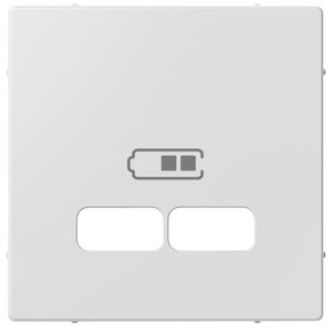 Merten Płytka centralna gniazda ładowarki USB System M - Biały Active - MTN4367-0325