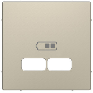 Merten Płytka centralna gniazda ładowarki USB System M - Szampan - MTN4367-6033