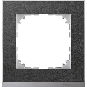 Merten Ramka 1-krotna M-Pure Decor - Łupek/Aluminium - MTN4010-3669