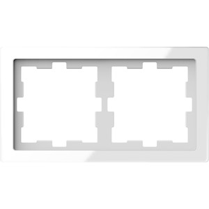 Merten Ramka 2-krotna D-Life - Biały Kryształ - MTN4020-6520