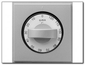 Gira Klawisz obrotowy przełącznik żaluzjowy Gira TX_44 (IP 44) kolor aluminium 066665